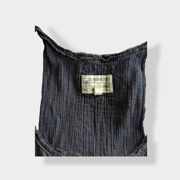 Current/Elliott Lace and Ruffles Tank - Picture 2 of 6